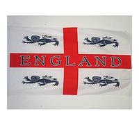 BANDIERA INGHILTERRA 4 LEONI 150x90cm - BANDIERA INGLESE - CROCE DI SAN GIORGIO 90 x 150 cm - AZ FLAG