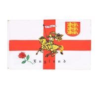 AZ FLAG Bandiera Inghilterra con Cavallo di Guerra 150x90cm - Bandiera Inglese - San Giorgio 90 x 150 cm