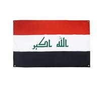AZ FLAG Bandiera Iraq 150 x 90 cm con 4 occhielli, bandiera irachena per balcone o parete