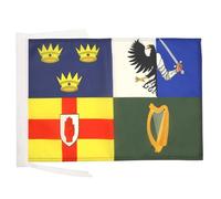AZ FLAG Bandiera Irlanda 4 Province 45x30cm - BANDIERINA Irlandese 30 x 45 cm cordicelle