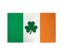 BANDIERA IRLANDA CON TRIFOGLIO 90x60cm - BANDIERA IRLANDESE 60 x 90 cm - AZ FLAG