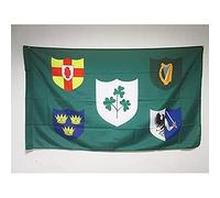 BANDIERA IRLANDA RUGBY IRFU 150x90cm - BANDIERA IRLANDESE 90 x 150 cm foro per asta - AZ FLAG