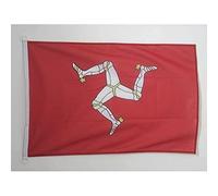 AZ FLAG Bandiera Isola di Man 90x60cm per Esterno - Bandiera Inglese 60 x 90 cm
