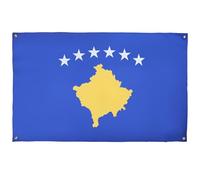 AZ FLAG Bandiera Kosovo 150 x 90 cm con 4 occhielli, Padiglione Kosovard per balcone o parete