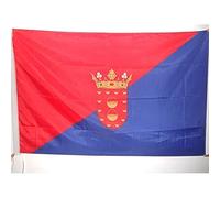 AZ FLAG Bandiera Lanzarote 150 x 90 cm - Bandiera Isole Canarie 90 x 150 cm Foro per Asta