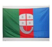 AZ FLAG Bandiera Liguria 90x60cm - Bandiera Ligure - REGIONE Italia 60 x 90 cm Foro per Asta