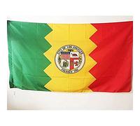 AZ FLAG Bandiera Los Angeles 90x60cm - Bandiera Città di Los Angeles - California 60 x 90 cm Foro per Asta