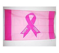 BANDIERA LOTTA CONTRO CANCRO AL SENO NASTRO ROSA 90x60cm - BANDIERA NASTRO ROSA 60 x 90 cm - AZ FLAG