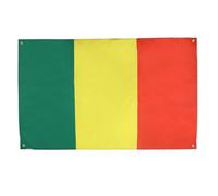 AZ FLAG Bandiera Mali, 150 x 90 cm, con 4 occhielli, Padiglione Malien, per balcone o parete