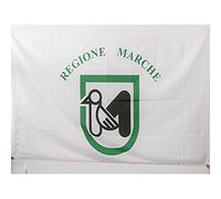 AZ FLAG Bandiera Marche 150x90cm - Bandiera MARCHIGIANA - REGIONE Italia 90 x 150 cm Foro per Asta