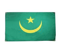 AZ FLAG Bandiera Mauritania antica 150 x 90 cm con 4 occhielli, Padiglione Mauritano per balcone o parete