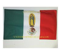 AZ FLAG Bandiera Messico Viva Cristo Rey 150x90cm - Bandiera Messicana - Guerra CRISTERA 90 x 150 cm Foro per Asta