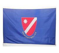 AZ FLAG Bandiera Molise 90x60cm - Bandiera MOLISANA - REGIONE Italia 60 x 90 cm Foro per Asta