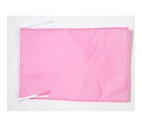 AZ FLAG Bandiera Monocolore Rosa 45x30cm - BANDIERINA Rosa 30 x 45 cm cordicelle