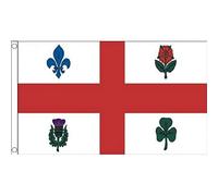AZ FLAG Bandiera MONTRÉAL 150x90cm - Bandiera Canadese - Canada - Quebec 90 x 150 cm