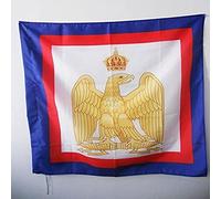 AZ FLAG Bandiera NAPOLEONE Bonaparte 90x90cm - Bandiera Primo Impero Francese 90 x 90 cm Foro per Asta