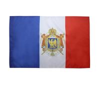 AZ FLAG Bandiera Napoleone Iii Secondo Impero Francese 150 x 90 cm - Bandiera Blasone Francia 90 x 150 cm Foro per Asta