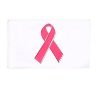 BANDIERA NASTRO ROSA CANCRO AL SENO 150x90cm - BANDIERA LOTTA CONTRO CANCRO 90 x 150 cm - AZ FLAG