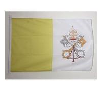 AZ FLAG Bandiera Nautica Città Del Vaticano 45x30 cm Anelli Plastica