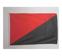 AZ FLAG Bandiera Navale Anarcosindacalismo 45x30cm - Bandiera Maritima Anarco-Sindacalismo - Anarchia 30 x 45 cm speciale Nautismo, Padiglione Nautico