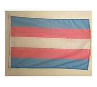 AZ FLAG Bandiera Navale Arcobaleno Orgoglio Transessuale 45x30cm - Bandiera Maritima Trangender - Rainbow Flag 30 x 45 cm speciale Nautismo, Padiglione Nautico