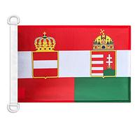 AZ FLAG Bandiera Navale Austria-Ungheria 1867-1918 45x30cm - Bandiera Maritima Impero Austro-Ungarico 30 x 45 cm speciale Nautismo, Padiglione Nautico