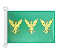 AZ FLAG Bandiera NAVALE CONTEA di CAERNARFONSHIRE 45x30cm - Bandiera MARITIMA di CAERNARVONSHIRE - Galles 30 x 45 cm Speciale nautismo