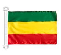 AZ FLAG Bandiera Navale Etiopia Senza Stemma 45x30cm - Bandiera Maritima Etiope 30 x 45 cm speciale Nautismo, Padiglione Nautico
