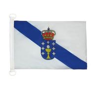 AZ FLAG Bandiera Navale Galizia 45x30cm - Bandiera Maritima Galicia In Spagna 30 x 45 cm speciale Nautismo, Padiglione Nautico