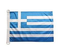 BANDIERA NAVALE GRECIA 45x30cm - BANDIERA MARITIMA GRECA 30 x 45 cm speciale nautismo - AZ FLAG
