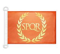 AZ FLAG Bandiera NAVALE Impero Romano 45x30cm - Bandiera MARITIMA SPQR 30 x 45 cm Speciale nautismo