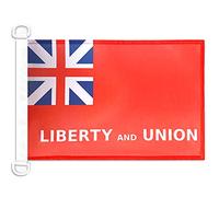 AZ FLAG Bandiera Navale Liberty And Union Tauton 45x30cm - Bandiera Maritima Liberty And Union 30 x 45 cm speciale Nautismo, Padiglione Nautico
