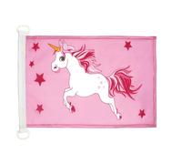 AZ FLAG Bandiera Navale Liocorno Rosa 45x30cm - Bandiera Maritima Liocorno 30 x 45 cm speciale Nautismo, Padiglione Nautico