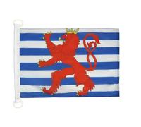 AZ FLAG Bandiera Navale Lussemburgo Civile 45x30cm - Bandiera Maritima Lussemburghese Con Leone 30 x 45 cm speciale Nautismo, Padiglione Nautico