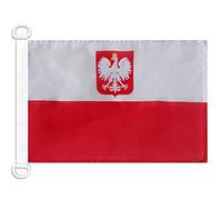 AZ FLAG Bandiera Navale Marina mercantile Polonia, 30 x 45 cm speciale Nautismo, Padiglione Nautico