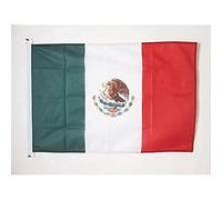 BANDIERA NAVALE MESSICO 45x30cm - BANDIERA MARITIMA MESSICANA 30 x 45 cm speciale nautismo - AZ FLAG