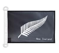 AZ FLAG Bandiera Navale Nuova Zelanda Felce 45x30cm - Bandiera Maritima Neozelandese Con Felci 30 x 45 cm speciale Nautismo, Padiglione Nautico