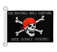 AZ FLAG Bandiera NAVALE Pirata Senza Morale 45x30cm - Bandiera MARITIMA dei Pirati - Teschio 30 x 45 cm Speciale nautismo