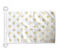 AZ FLAG Bandiera Navale Regno Di Francia 45x30cm - Bandiera Maritima Fiore Di Lis Bianco Azzurro - Reale Francese 30 x 45 cm speciale Nautismo, Padiglione Nautico