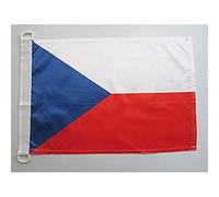 AZ FLAG Bandiera Navale Repubblica Ceca 45x30cm - Bandiera Maritima Ceca 30 x 45 cm speciale Nautismo, Padiglione Nautico