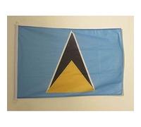 AZ FLAG Bandiera Navale Santa Lucia 45x30cm - Bandiera Maritima Santaluciana 30 x 45 cm speciale Nautismo, Padiglione Nautico