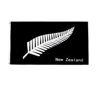 BANDIERA NUOVA ZELANDA FELCE 150x90cm - BANDIERA NEOZELANDESE CON FELCI 90 x 150 cm - AZ FLAG