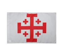 AZ FLAG Bandiera Ordine Santo SEPOLCRO di GERUSALEMME 150x90cm - Bandiera CATTOLICA 90 x 150 cm Foro per Asta