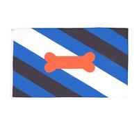 BANDIERA ORGOGLIO CUCCIOLO 150x90cm - BANDIERA PUPPY PRIDE 90 x 150 cm - AZ FLAG