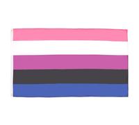 BANDIERA ORGOGLIO GENDERFLUID 90x60cm - BANDIERA GENDERFLUID PRIDE 60 x 90 cm - AZ FLAG