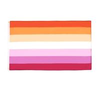 BANDIERA ORGOGLIO LESBICA TRAMONTO 90x60cm - BANDIERA MOVIMENTO LESBICO SUNSET 60 x 90 cm - AZ FLAG