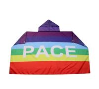AZ FLAG Bandiera Pace 150 x 90 cm - Mantello bandiera arcobaleno, 100% poliestere con maniche integrate - Body Flag