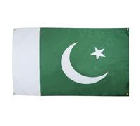 AZ FLAG Bandiera Pakistan 150 x 90 cm con 4 occhielli, Padiglione Pakistano per balcone o parete