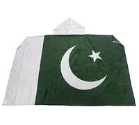 AZ FLAG Bandiera Pakistan 150 x 90 cm - Mantello bandiera pakistana 100% poliestere con maniche integrate - Body Flag 80 g