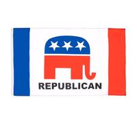 AZ FLAG Bandiera Partito REPUBBLICANO degli Stati Uniti Nuovo 150x90cm - Bandiera Republican Party - America 90 x 150 cm